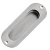 Flush / Recessed Pull Door Handle Oval - Satin Stainless Steel