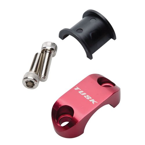 Tusk Billet Rotating Bar Clamp Red For Yamaha TW200 2001-2023