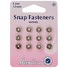 Sew On Snap Fasteners 9mm Nickel