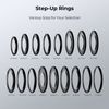 K&F Concept Step Up Ring Filter-Adapterring 58mm-67mm,Objektiv-Adapterring für Filter aus CNC-gefrästem Messing