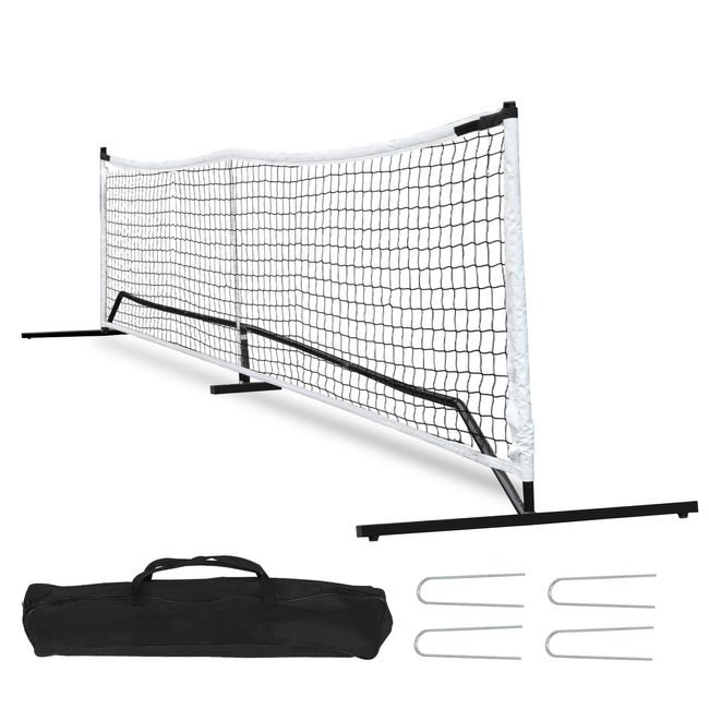 Details about   Pickleball Tennis 22FT Portable Net For Outdoor Nylon Sports W/Carry Bag Metal 
