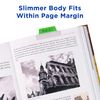 Avery Margin Ultra Tabs, 2.5" x 1", 2-Side Writable, Assorted Colors, 24 Repositionable Page Tabs (74768)