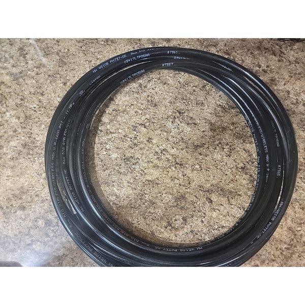 25ft x 8mm Airless Paint Spray Hose, Black 8mm Light Flexible Fiber Tube NEW