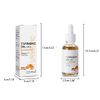 Turmeric Dark Spot Corrector 2 Pack Serum Face Serum Bright Skin Dark Spot Corrector Face Whitening Serum Turmeric Repair Face Body Serum for Dark Spots Skin Lightening Moisturizing (2PCS)