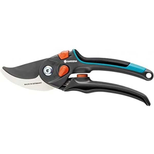 Gardena Garden Secateurs B/S XL: Gentle pruning shears with bypass blade for branches and twigs, maximum cutting diameter of 24 mm, infinitely adjustable handle opening (8905-20)