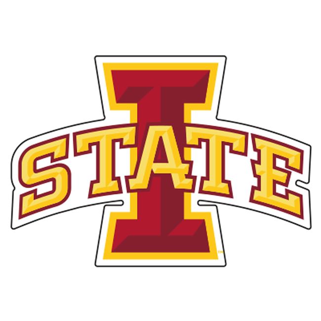 IOWA STATE CYCLONES Large 12" Logo Decal