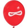 Fun Express BB13628879 Ninja Warriors 11 in. Latex Balloons 24 Pack