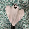 Halloween Solar Pathway Stake Lights Ghost Pumpkin Eye 6 Pack 14" NEW