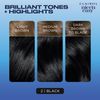 Clairol Nice'n Easy Crème Permanent Hair Dye, 2 Black, 240g