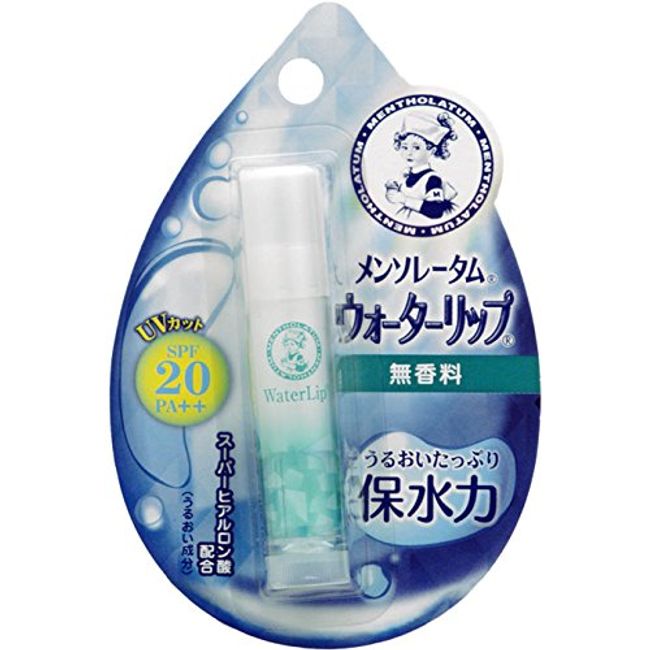 Rohto Pharmaceutical Mentholatum Water Lip Unscented 0.2 oz (4.5 g) x 7 Packs