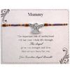 Mummy Guardian Angel Bracelet On Beaded String With Envelope Gift Idea