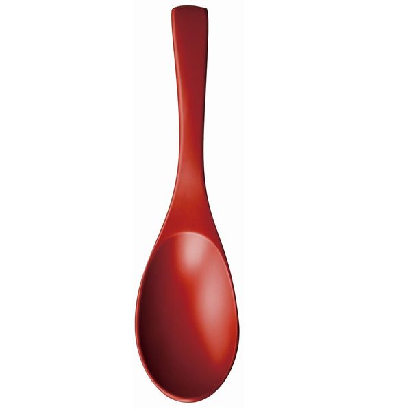 Aizu Lacquerware Calatory, Vermilion, Astragalus Spoon, Urushi/Lacquer, Japan