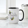 CafePress Bee Happy Large Mug 15 oz (444 ml) Ceramic Coffee Mug