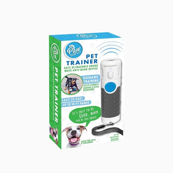 Paw Perfect Pet Trainer Anti-Bark Ultrasonic Device. Safe and Humane.