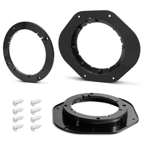 NuIth Front Door 6.5 Inch Speaker Bracket for 2015-2022 Ford F150/250/350/450/550, 6 1/2 Inch Speaker Spacer Front Door Installation Plate Converter