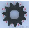 Drive Sprocket 25H x 11 Teeth, Double D @10MM PART07107