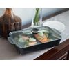 Maker Homeware Indoor Rectangle Steam Grill Pan- Oven Save!