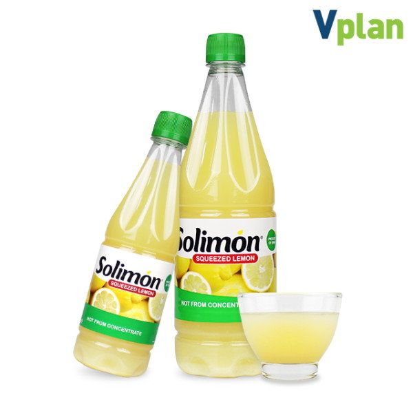 [V-Plan] Solimon Squeezed Lemon Juice 990ml+500ml Set Lemon Water Squeezed Concentrated Juice