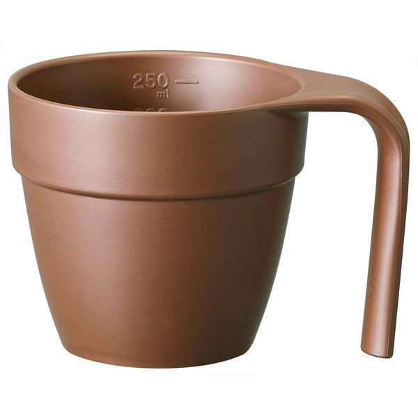 Skater NMGS1HME Easy to Hold Hard Plastic Cup Brown 9.5 fl oz (280 ml)