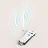 TP-LINK TL-WN722N 150 Mbps High Gain Wireless USB Adapter - White V2 Version
