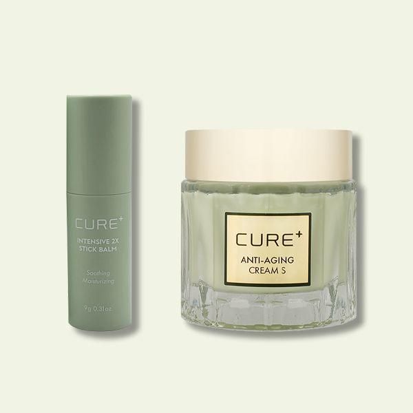 Kim Jung Moon Aloe 2X Stick Balm 1ea + Cure Anti-Aging Cream S 1ea [184]