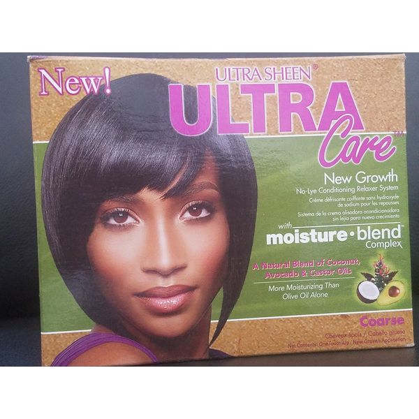 Ultra Sheen Care No Lye Conditioning Relaxer System Kit Moisture Blend Coarse