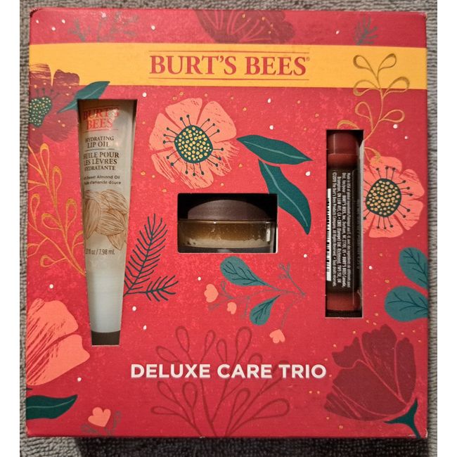 Burt's Bees Holiday Deluxe Care Trio Set New in Gift Box Holiday Set NEW