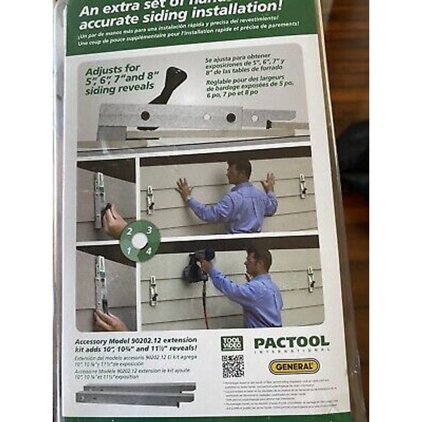 PacTool SA902 Gecko Gauge Siding Mountain Kit For 5/16 Inch Fiber Cement Siding