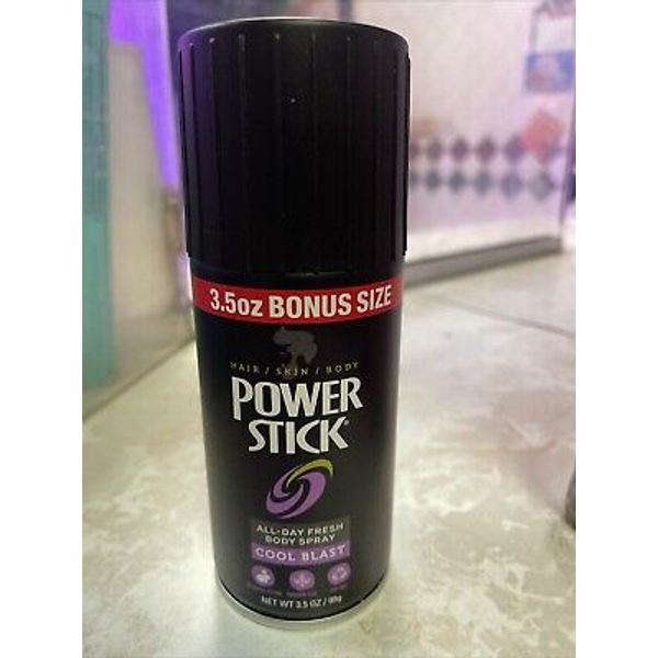Power Stick COOL BLAST Deodorant Body Spray 3.5 OZ