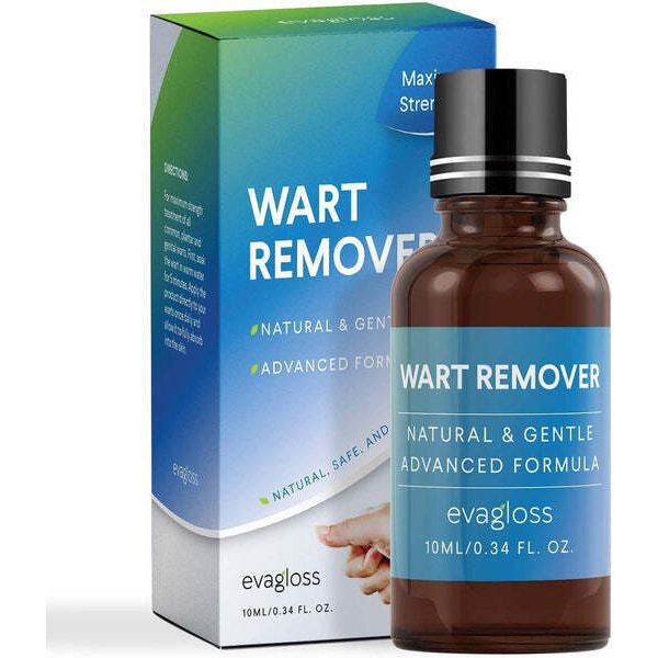 Evagloss Natural Wart Remover, Maximum Strength, Painlessly Removes Results