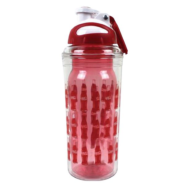 Coca-Cola 20 oz Double Wall Water Bottle Coke Logo Officially Licensed BPA Free!