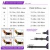 HEELE No Pull Dog Harness - Medium, Reflective, Adjustable with Front & Back Leash Attachments & Soft Padded Control Handle - Purple, M