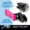 Hydration Pack Drink Tube Lanyard Clip (Red)