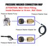 Tool Daily M22 Brass Quick Connect High Pressure Washer Adapter Set 34.5MPA