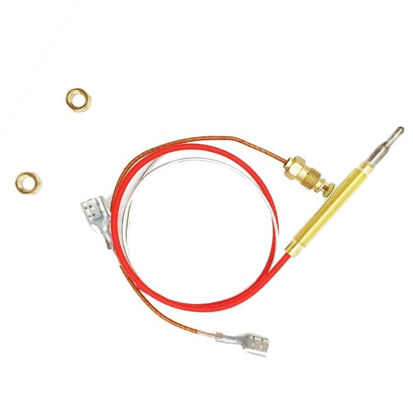 METER STAR Outdoor Heater Replacement Parts M8 x 1 End Connection Nuts Thermocouple 0.4 Meters Length M6 x 0.75 Head Thread with,Suitable for Outdoor Patio Heaters Repair and Replacement