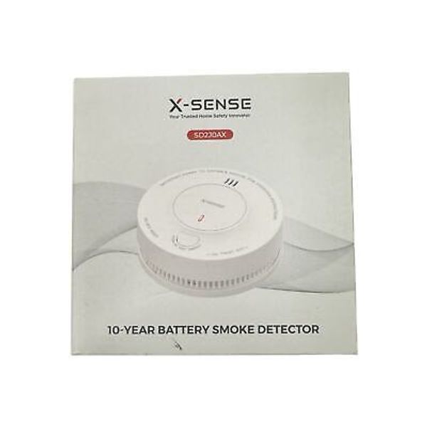 X-Sense 10-Year Lithium Battery Smoke Alarm Model SD2JOAX New Open Box