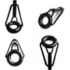 8-Piece Fishing Rod Tip Replacement Kit - Stainless Steel & Ceramic Guide Tips