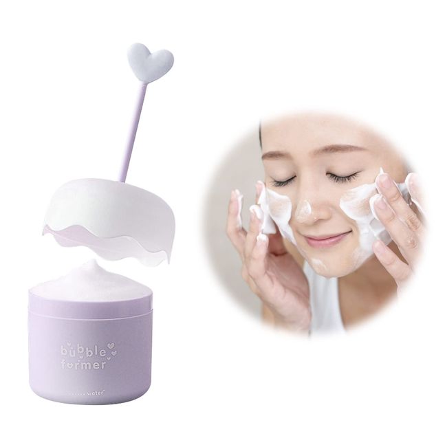 Gesichtsreiniger Foamer Cup Cute Face Cleanser Bubbler Travel Skin Care Foam Maker Tragbarer Gesichtsreiniger Foam Maker Cup für Mädchen Face Wash Shower Tools