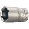 TRUSCO T4-17S Socket, Hexagonal Type, Insertion Angle 0.5 inches (12.7 mm), Opposite Side 0.7 inches (17 mm)