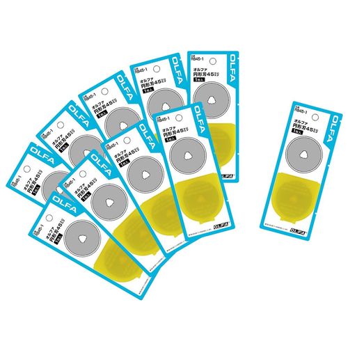 OLFA RB45-1 Circular Blade 1.8 inches (45 mm), Set of 10