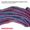 Airhead Water Ski Rope with Rubber Handle, 1 Section, 75-Feet