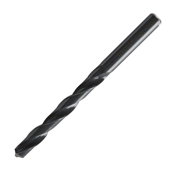 wolfcraft HSS Metal Drill Bit, rolled I 7514010 I For drilling into metal