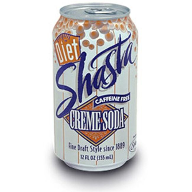 Shasta Diet Cream Soda, 12 Fl Oz (Pack of 24)
