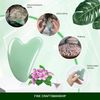 Gua Sha Facial Tools -Gua Sha Stone -Nature Jade Stone Guasha Massage Tool - Nature Jade Stone for Scraping Facial and SPA Acupuncture Therapy -Heart Shape Jade Trigger Point Treatment on Face (Jade)