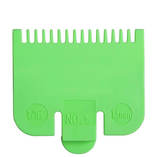 Generic Universal Hair Guide No. 1/2 Attachment Comb 1/16" Lowest Hair Cut Trim fits Most Wahl Clippers - see list (2 Pack)