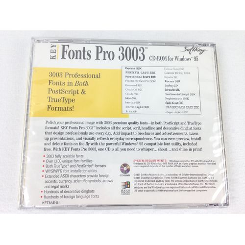 Key Fonts Pro 3003