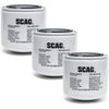 3 Pack SCAG Genuine OEM Hydro Filter 48462-01