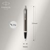 PARKER IM Ballpoint Pen Dark Espresso Medium Tip Blue Gift Box, Pack of 1