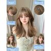 M Grande DY71C Premium Line Wig, 6-Piece Set, Rich Line, Women's, Wig, Long, Face Slimming, Soul Ash Beige