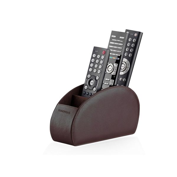 RO&CO Sonorous Remote Control Box, Elegant, Brown